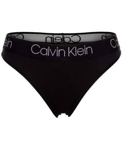 Body Cotton High Leg Tanga Black – Svarta tangatrosor från Calvin Klein