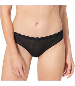 ZERO Feel Lace Brazil Panty Black