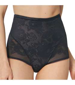 Wild Rose Sensation High Waist Panty Black