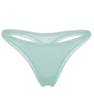 Bottoms Up Thong Turquoise – Turkosa Stringtrosor från Calvin Klein