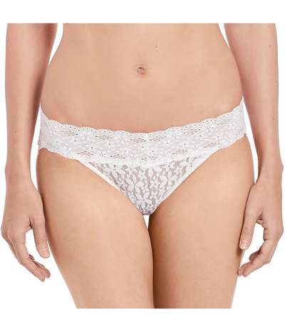 Halo Lace Bikini Ivory – Vita bikinitrosor från Wacoal