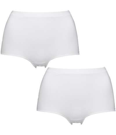 2-pack Basic Boxer White – Vita Boxertrosor från Abecita