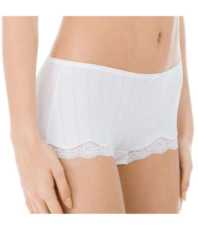 Etude Toujours Low Cut Panty White – Vita Boxertrosor från Calida