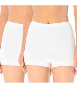 2-pack Original Classics Fine Rib Shorts White