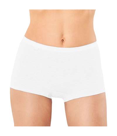 Basic Short White – Vita Boxertrosor från Sloggi