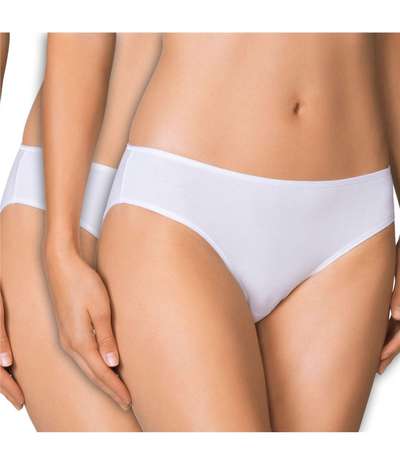 2-pack Benefit Women Brief White – Vita brieftrosor från Calida