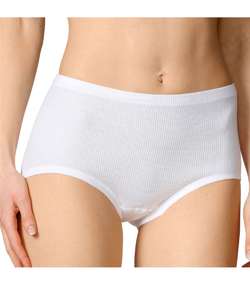 Cotton Midi Brief White