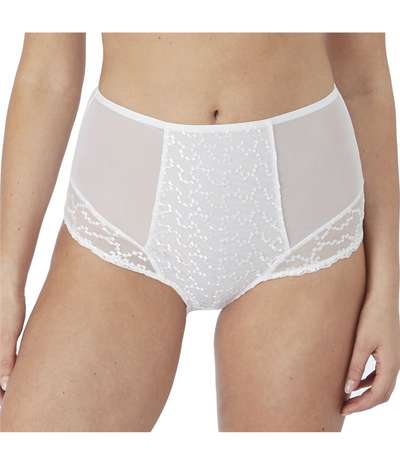 Ana High Waist Brief White – Vita brieftrosor från Fantasie