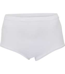 Organic Cotton Maxi Brief White