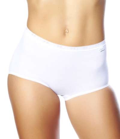 Basic Maxi White – Vita Brieftrosor från Sloggi