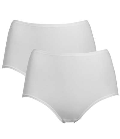 2-pack Trofe Maxi Briefs Bamboo Mix White – Vita brieftrosor från Trofé