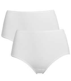 2-pack Trofe Midi Briefs Bamboo Mix White