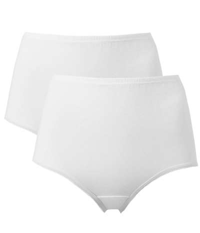 2-pack Trofe High Maxi Briefs White – Vita brieftrosor från Trofé