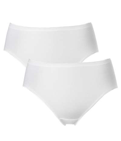 2-pack Trofe Seamless Midi Briefs White – Vita brieftrosor från Trofé