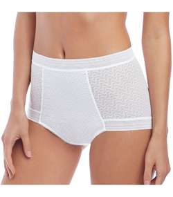 Aphrodite High Waist Brief White