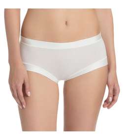 Cate Regular Satin Hipster  Ivory