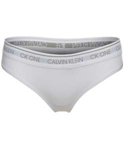 One Cotton Thong White