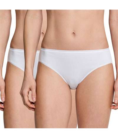 2-pack Essentials Cotton Tai White – Vita taitrosor från Schiesser