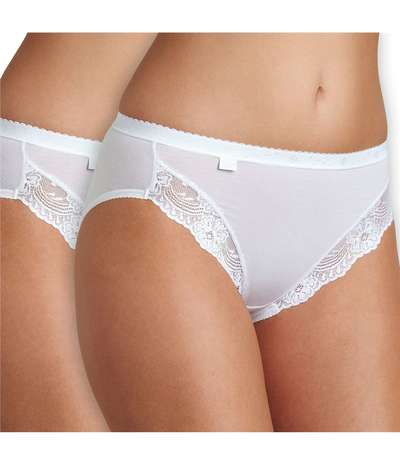 2-pack Romance Tai White – Vita taitrosor från Sloggi