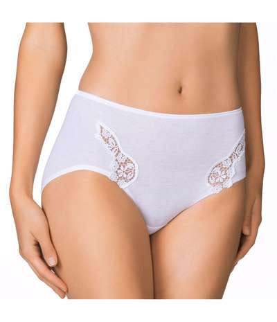 Feminin Sense Midislip White – Vita Trosor från Calida