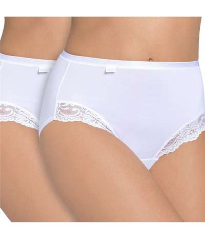 2-pack Romance Maxi White – Vita Trosor från Sloggi