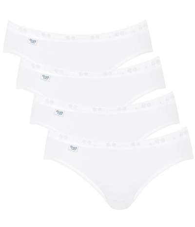 4-pack Basic Plus Mini White – Vita Trosor från Sloggi